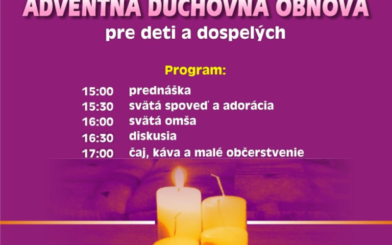 Adventná duchovná obnova