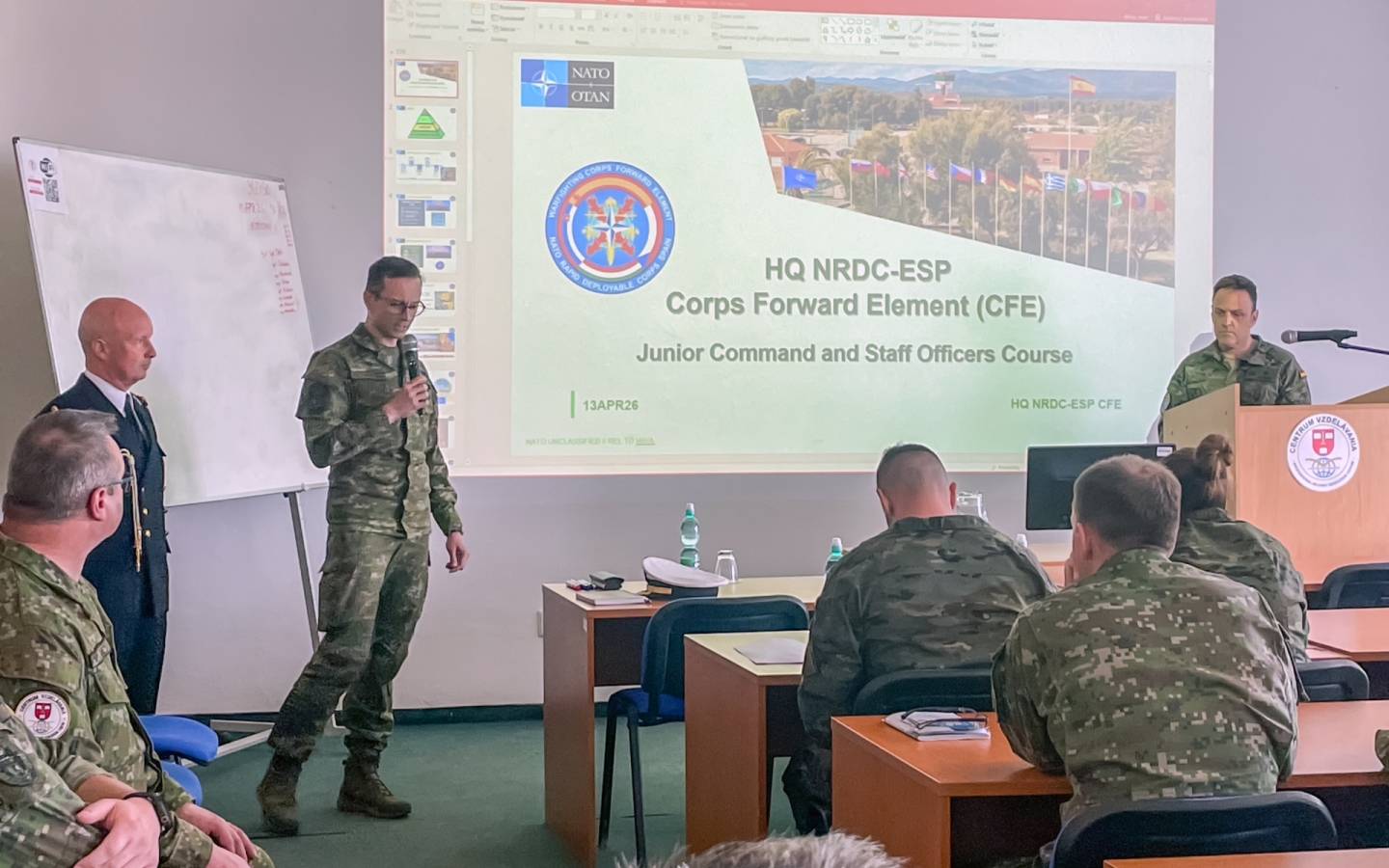 Spanish Visit at Professional Military Training Center