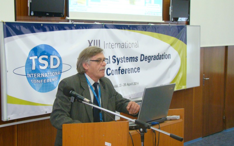 Degradácia technických systémov XIII - 23. - 26. 4. 2014