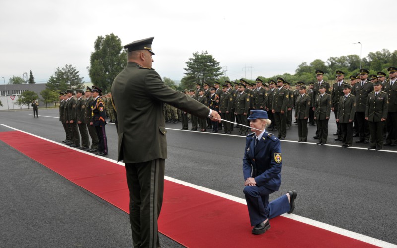 Slávnostné vyradenie kadetov AOS, 04. 07. 2025