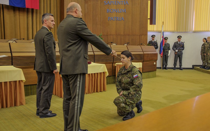 Ukončenie 34. Dôstojníckeho kurzu pre absolventov vysokých škôl, 18. 7. 2025