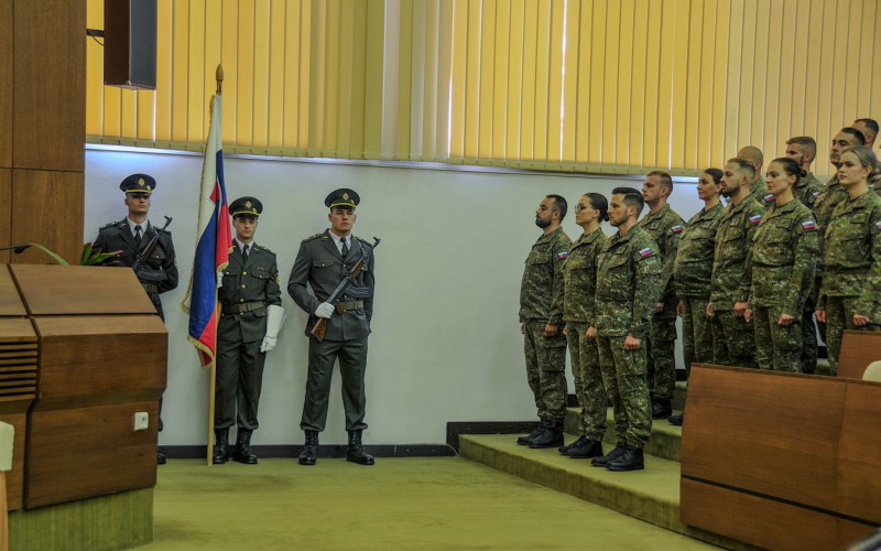 Ukončenie 34. Dôstojníckeho kurzu pre absolventov vysokých škôl, 18. 7. 2025