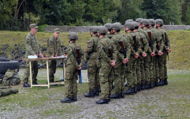 Základný vojenský výcvik - strelnica, 02. 09. 2025