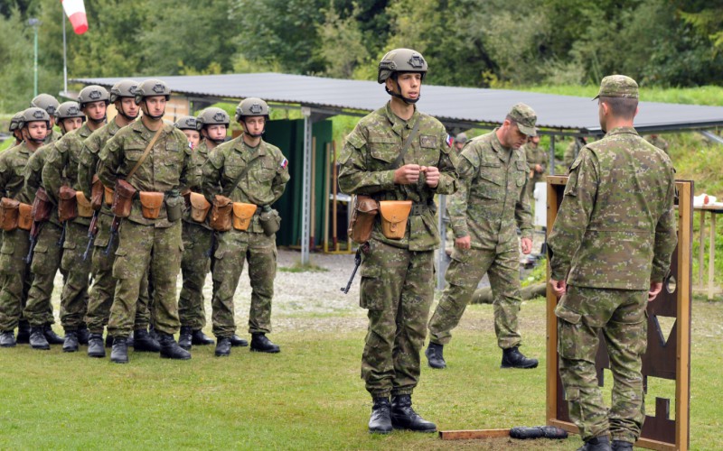 Základný vojenský výcvik - strelnica, 02. 09. 2025