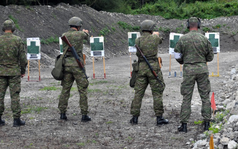 Základný vojenský výcvik - strelnica, 02. 09. 2025