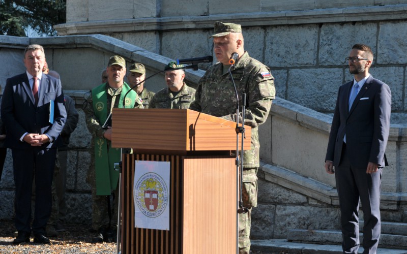 Vojenská prísaha kadetov 1. ročníka- Háj, 19. 09. 2025