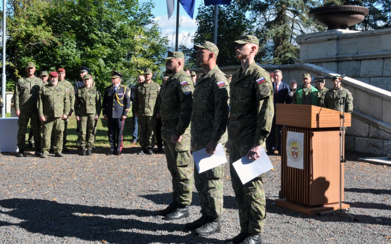 Vojenská prísaha kadetov 1. ročníka- Háj, 19. 09. 2025