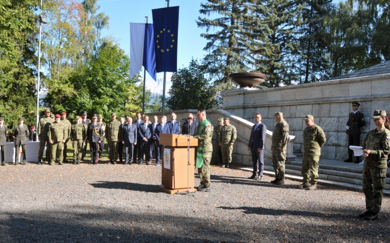 Vojenská prísaha kadetov 1. ročníka- Háj, 19. 09. 2025