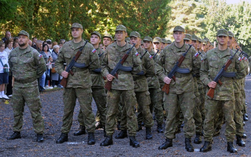 Vojenská prísaha kadetov 1. ročníka- Háj, 19. 09. 2025