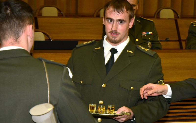 Prijímanie nových učňov do Cechu delostreleckého 4. 12. 2025