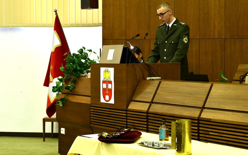 Prijímanie nových učňov do Cechu delostreleckého 4. 12. 2025