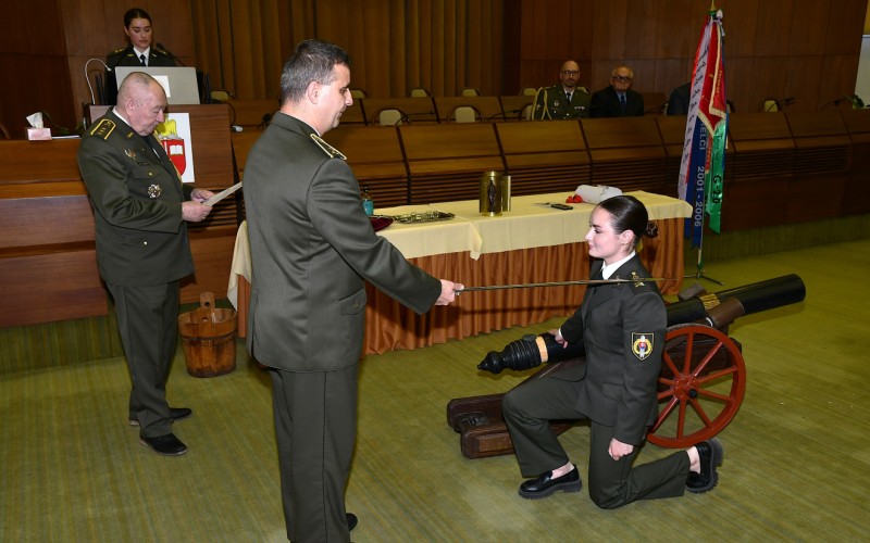 Prijímanie nových učňov do Cechu delostreleckého 4. 12. 2025