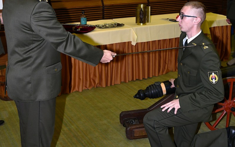 Prijímanie nových učňov do Cechu delostreleckého 4. 12. 2025