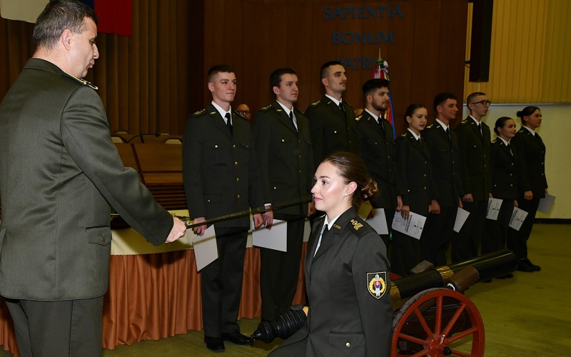 Prijímanie nových učňov do Cechu delostreleckého 4. 12. 2025