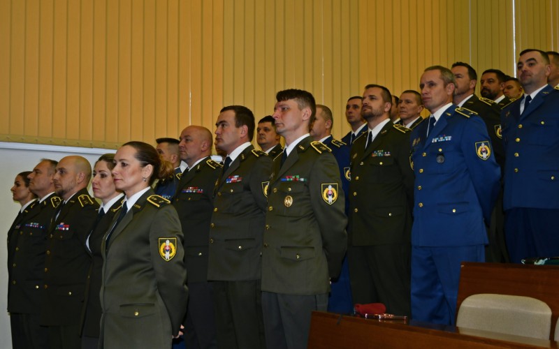 Slávnostné ukončenie 23. VYŠŠIEHO VELITEĽSKO–ŠTÁBNEHO KURZU, 12.12.2025