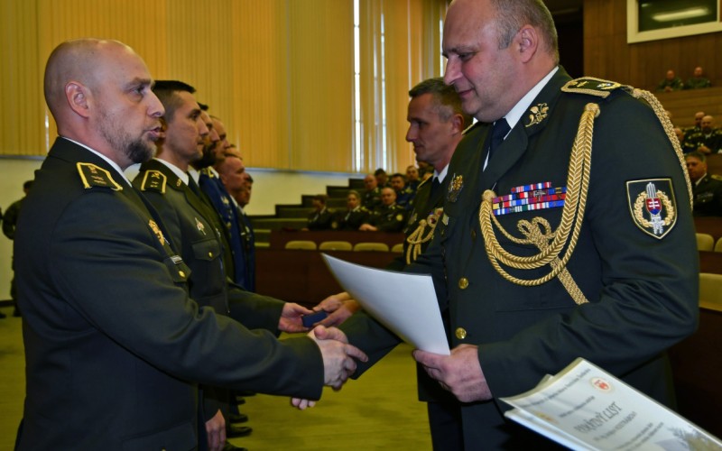 Slávnostné ukončenie 23. VYŠŠIEHO VELITEĽSKO–ŠTÁBNEHO KURZU, 12.12.2025