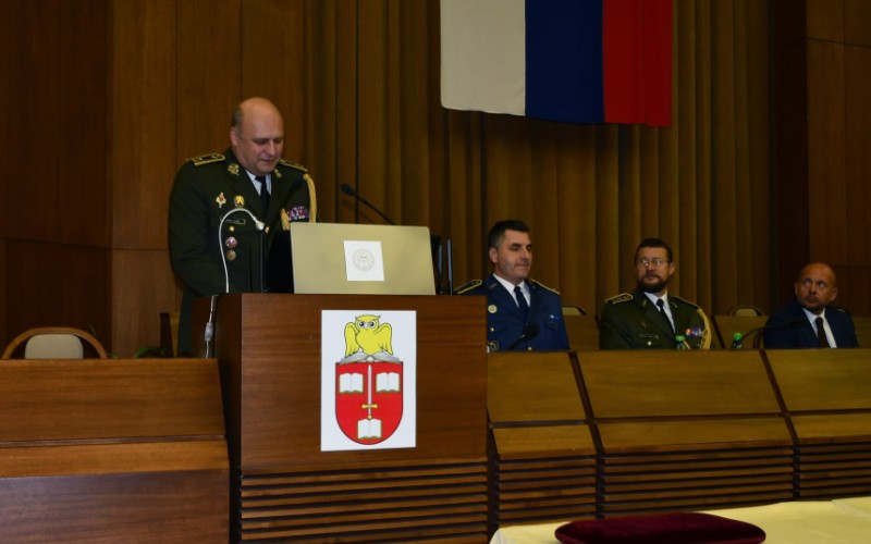 Slávnostné ukončenie 23. VYŠŠIEHO VELITEĽSKO–ŠTÁBNEHO KURZU, 12.12.2025