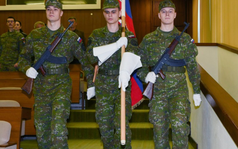 Slávnostné ukončenie 23. VYŠŠIEHO VELITEĽSKO–ŠTÁBNEHO KURZU, 12.12.2025