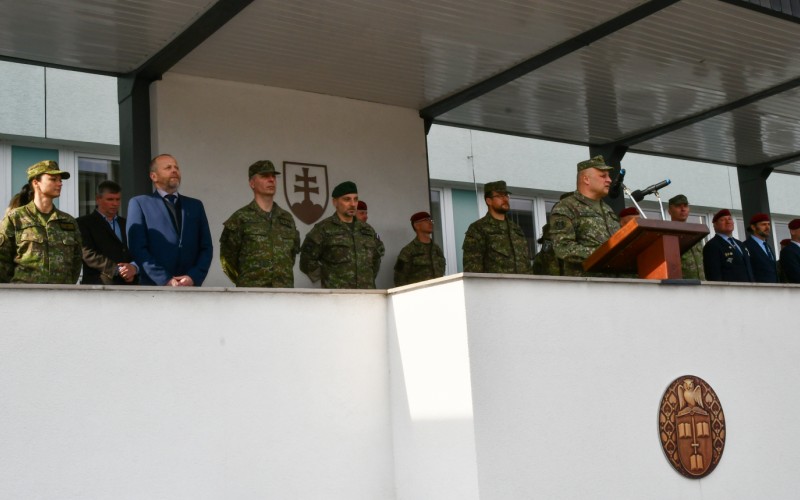 Slávnostný nástup pri príležitosti odovzdania bordových baretiek, 16.03.2026