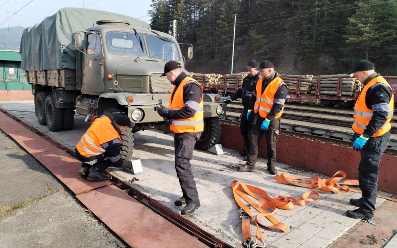 Praktické zamestnanie kadetov 3 ročníka 31d BOŠ – preprava po železnici; 25. 03. 2026