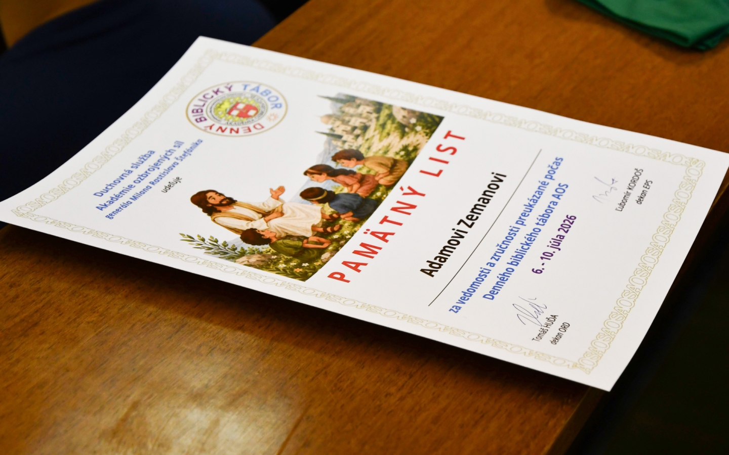 Slávnostné ukončenie Biblického tábora, 10. 07. 2026