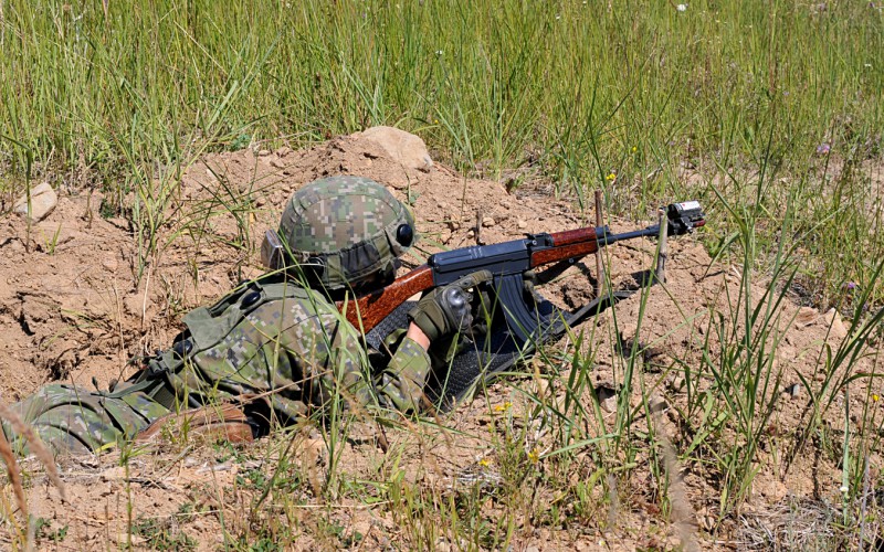 Field training of 3rd year cadets, Kamenica nad Cirochou, July 21st 2022