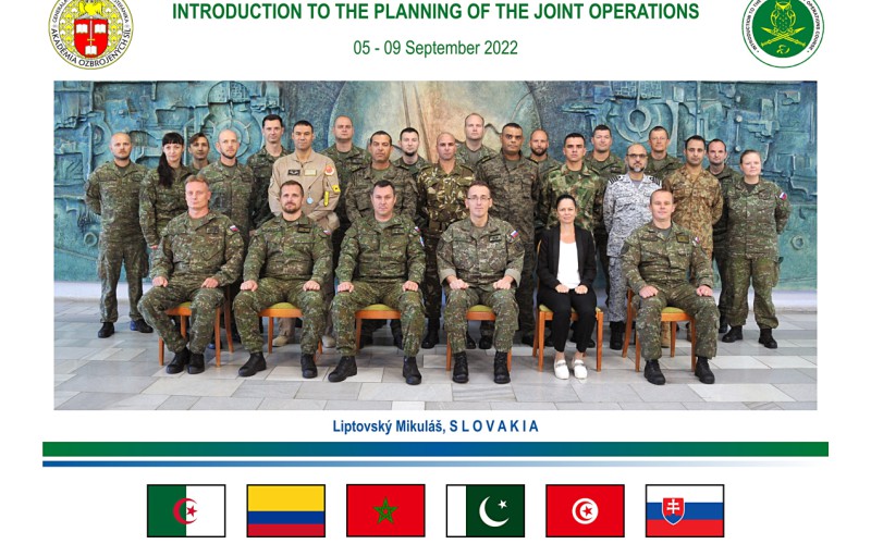 Medzinárodný kurz "Introduction to the Planning of the Joint Operations", 06. 09. 2022