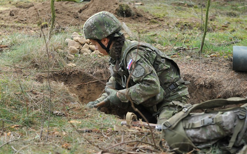 Field training of the 2nd year cadets, October 21st 2022