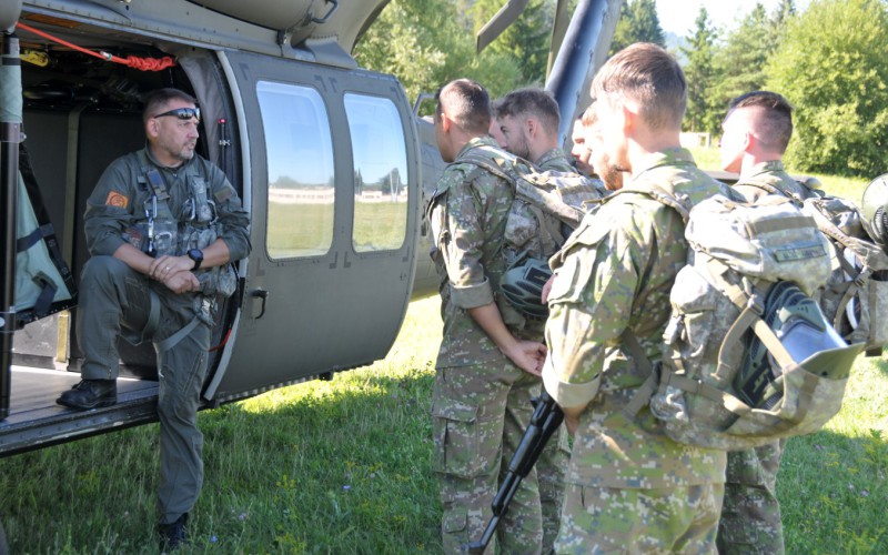 Komplexné cvičenie kadetov Akadémie ozbrojených síl