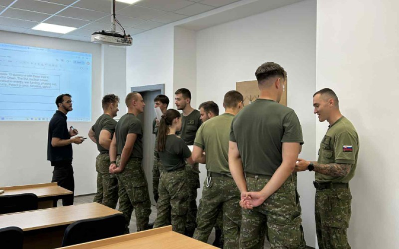 Visit of the foreign lecturer Kevin