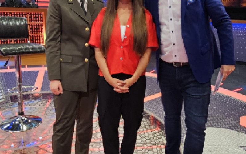 Úspech kadetky Akadémie ozbrojených síl v relácii Čo ja viem