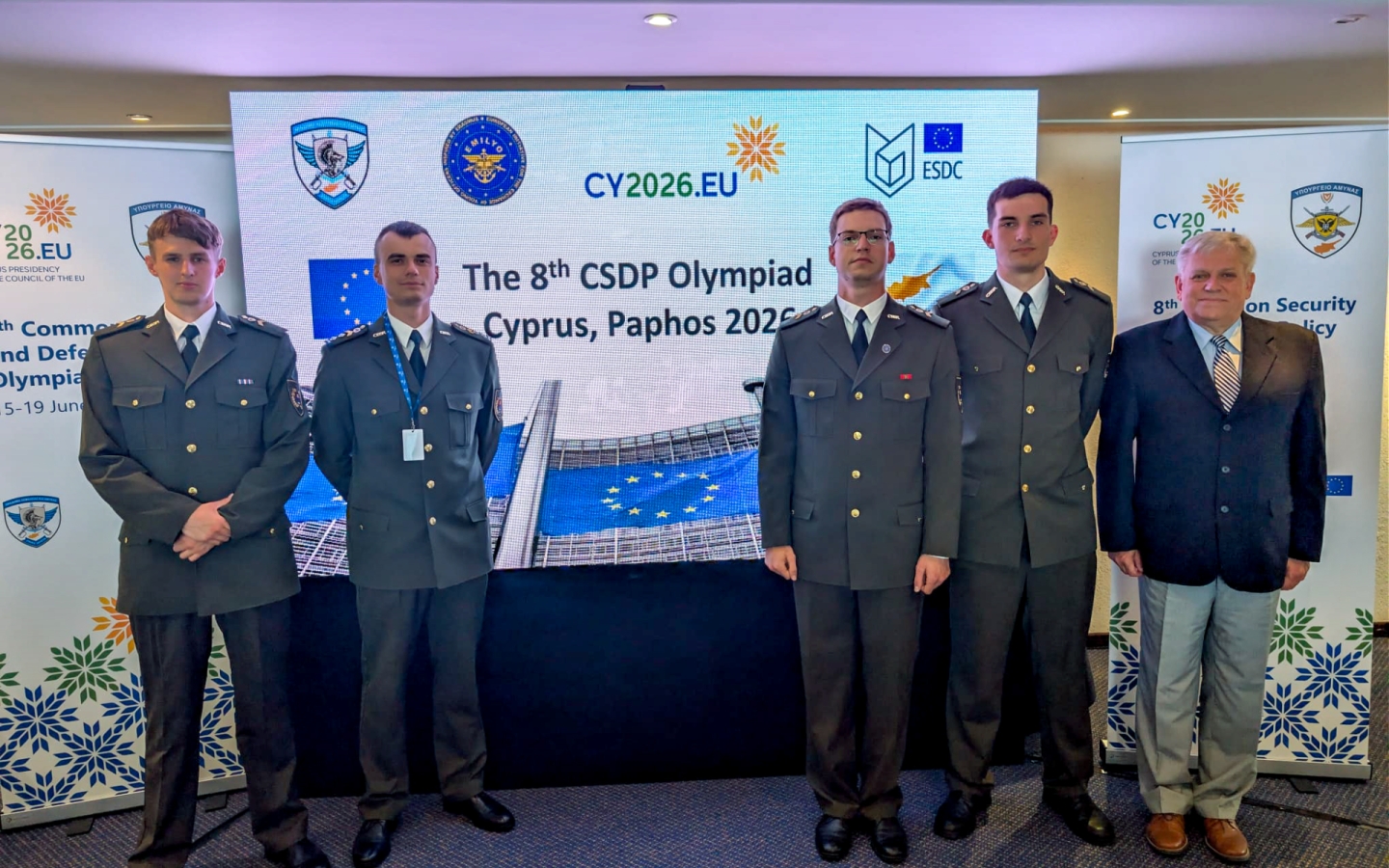 Historický úspech kadetov na Olympiáde spoločnej bezpečnostnej a obrannej politiky EÚ