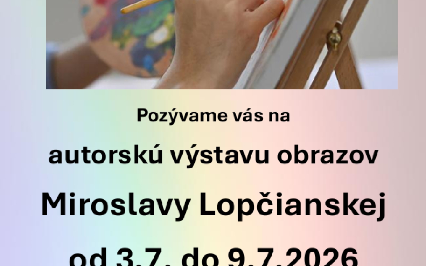 Výstava obrazov v akademickej knižnici