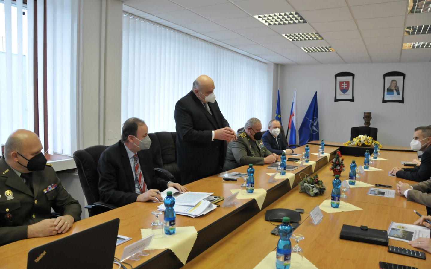 Visit from Ministry of Defense of Slovak Republic to AFA, December 9th 2021