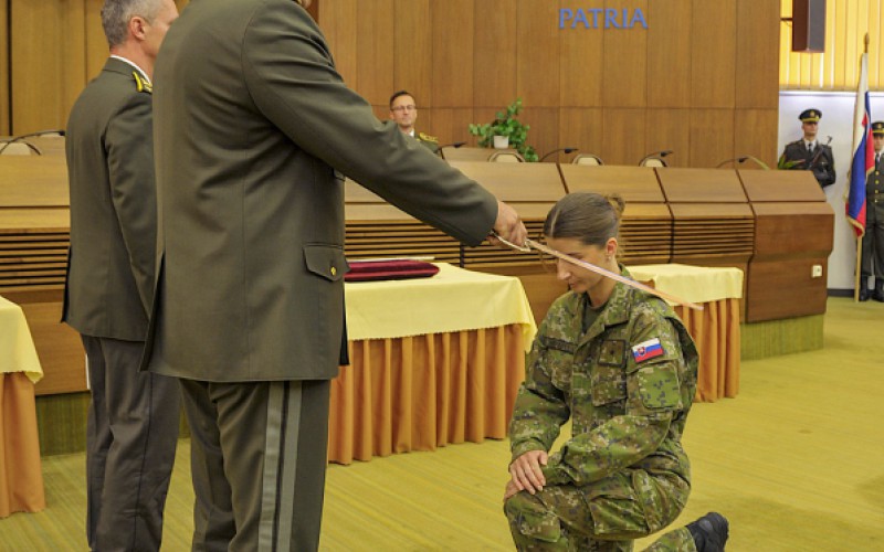 Ukončenie 34. Dôstojníckeho kurzu pre absolventov vysokých škôl, 18. 7. 2025