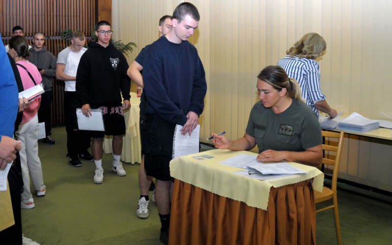 Basic training of AFA cadets, August 18th 2025