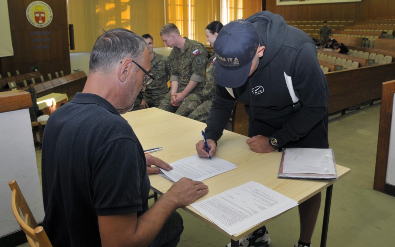 Basic training of AFA cadets, August 18th 2025