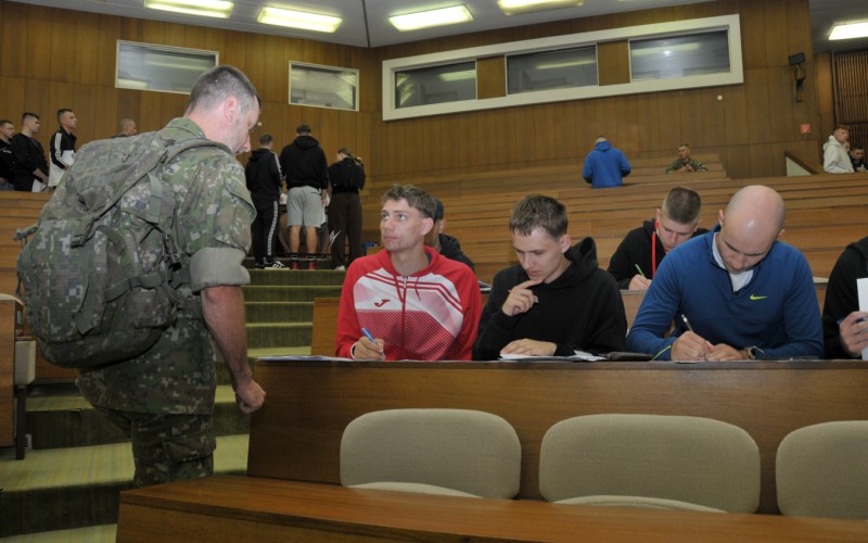 Basic training of AFA cadets, August 18th 2025