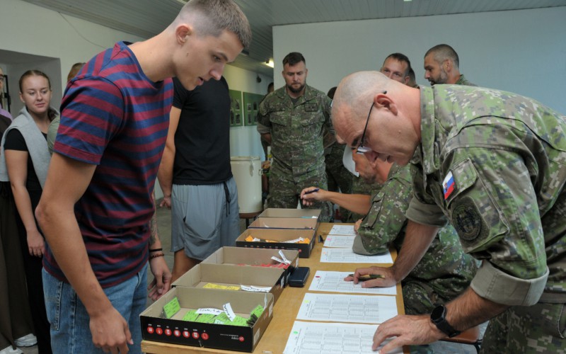Basic training of AFA cadets, August 18th 2025