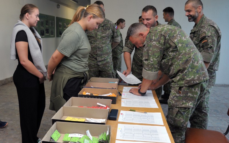 Basic training of AFA cadets, August 18th 2025
