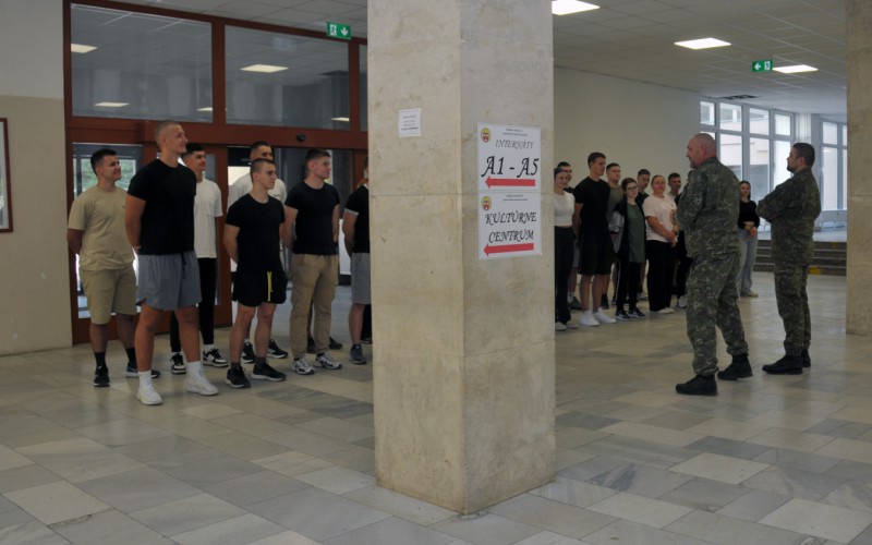 Basic training of AFA cadets, August 18th 2025