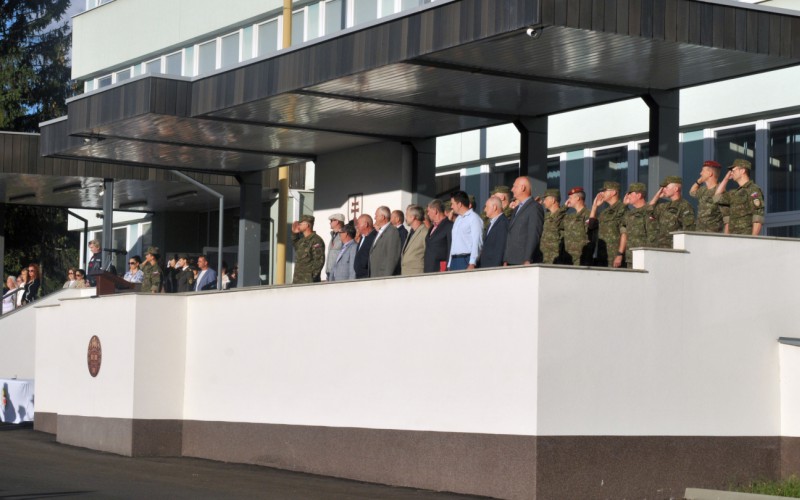 Ceremonial gathering of professional soldiers and SVK AFA employees on the 81st anniversary of the Slovak National Movement and the 33rd anniversary of the adoption of the Constitution of the Slovak Republic, September 2nd 2025