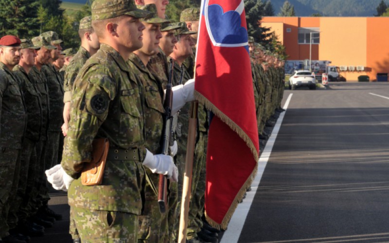 Ceremonial gathering of professional soldiers and SVK AFA employees on the 81st anniversary of the Slovak National Movement and the 33rd anniversary of the adoption of the Constitution of the Slovak Republic, September 2nd 2025