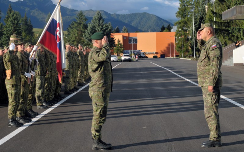 Ceremonial gathering of professional soldiers and SVK AFA employees on the 81st anniversary of the Slovak National Movement and the 33rd anniversary of the adoption of the Constitution of the Slovak Republic, September 2nd 2025