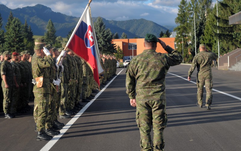 Ceremonial gathering of professional soldiers and SVK AFA employees on the 81st anniversary of the Slovak National Movement and the 33rd anniversary of the adoption of the Constitution of the Slovak Republic, September 2nd 2025