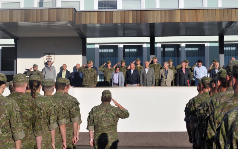 Ceremonial gathering of professional soldiers and SVK AFA employees on the 81st anniversary of the Slovak National Movement and the 33rd anniversary of the adoption of the Constitution of the Slovak Republic, September 2nd 2025