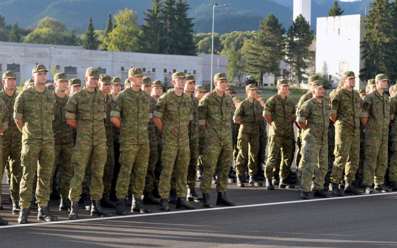 Ceremonial gathering of professional soldiers and SVK AFA employees on the 81st anniversary of the Slovak National Movement and the 33rd anniversary of the adoption of the Constitution of the Slovak Republic, September 2nd 2025
