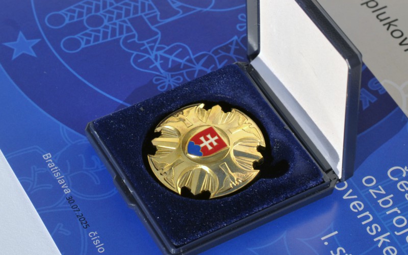 Ceremonial gathering of professional soldiers and SVK AFA employees on the 81st anniversary of the Slovak National Movement and the 33rd anniversary of the adoption of the Constitution of the Slovak Republic, September 2nd 2025