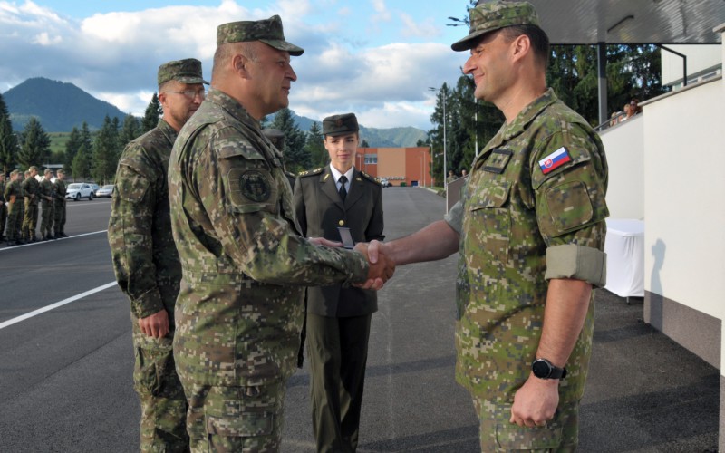 Ceremonial gathering of professional soldiers and SVK AFA employees on the 81st anniversary of the Slovak National Movement and the 33rd anniversary of the adoption of the Constitution of the Slovak Republic, September 2nd 2025