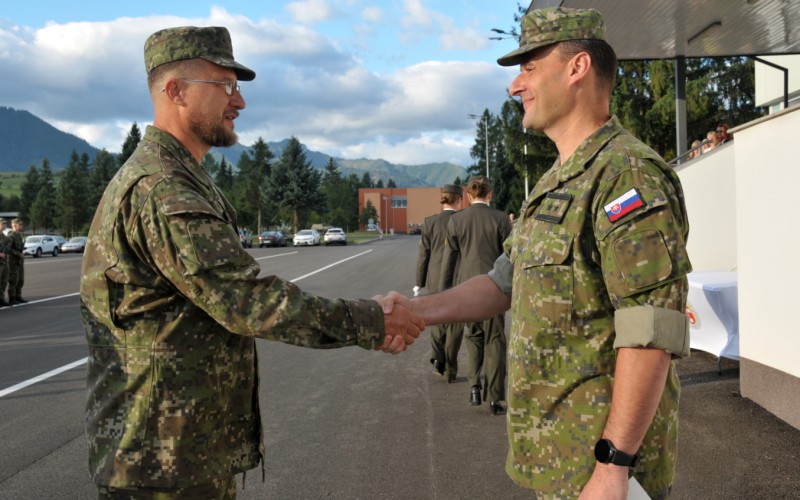 Ceremonial gathering of professional soldiers and SVK AFA employees on the 81st anniversary of the Slovak National Movement and the 33rd anniversary of the adoption of the Constitution of the Slovak Republic, September 2nd 2025